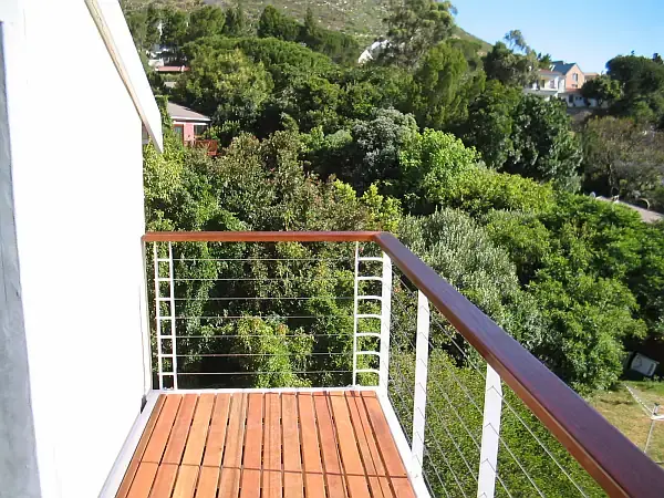 Balcony balustrade and handrail, Hout Bay Cape Town