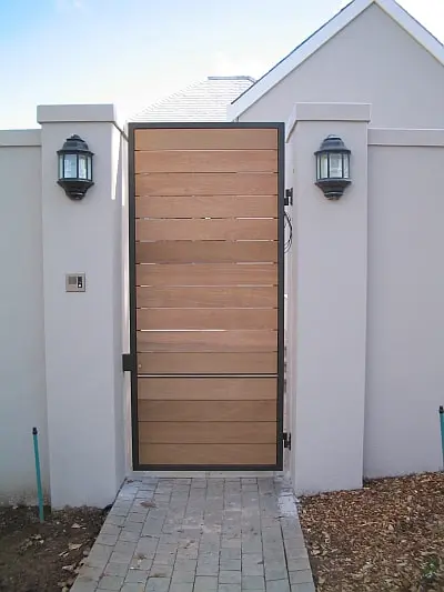 Bespoke custom driveway gate in Newlands, Cape Town